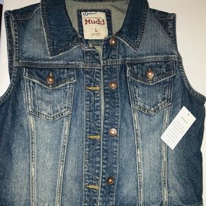 Woman’s Mudd Denim Jean Vest